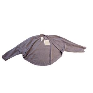 Wynne Layers Womens Light Gray Open Front Knit Cardigan Sweater Size 3X NWT